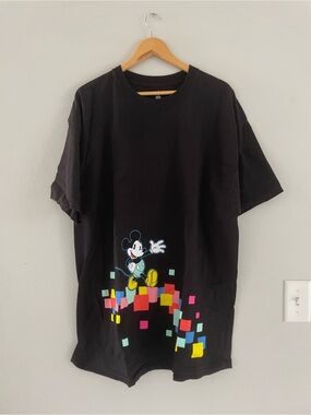 Hanes Disney Parks Black Mickey Mouse T-Shirt